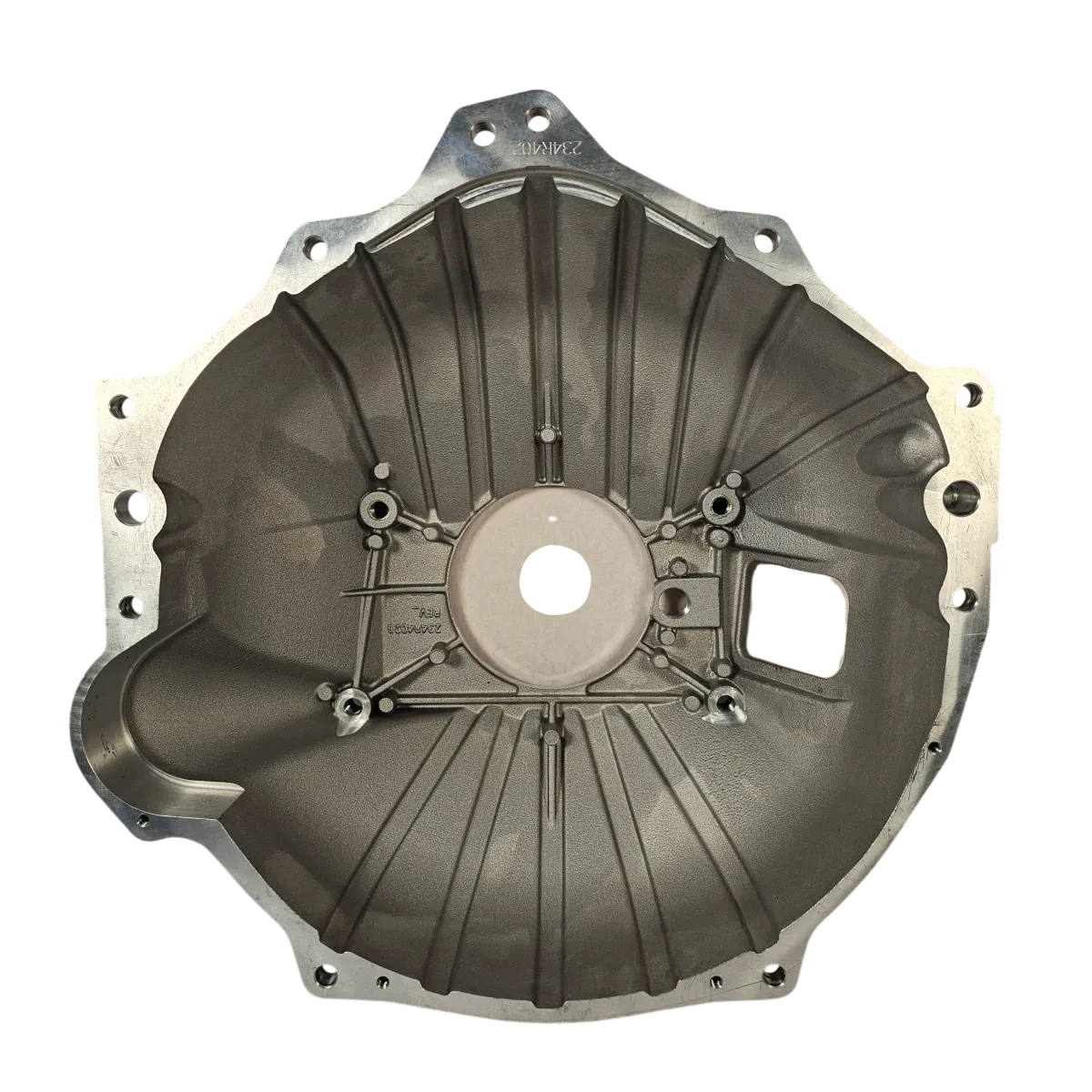 GM Gen III/IV Bellhousing to Muncie/Saginaw, 5-1/8" Bore, 168T/11" Clutch