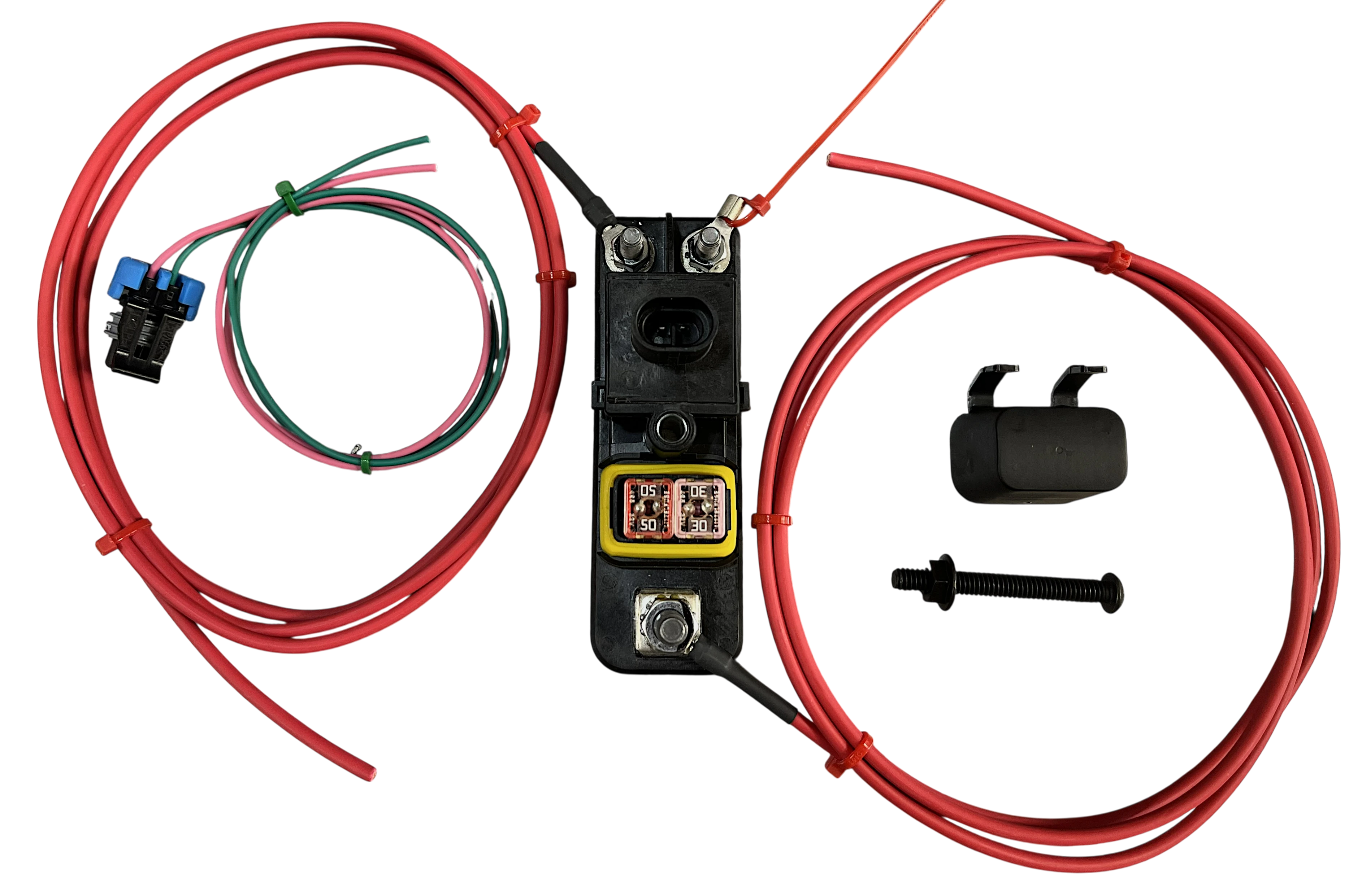 Fan relay kit for non variable speed fan setup. Works with Novak fan/shroud.